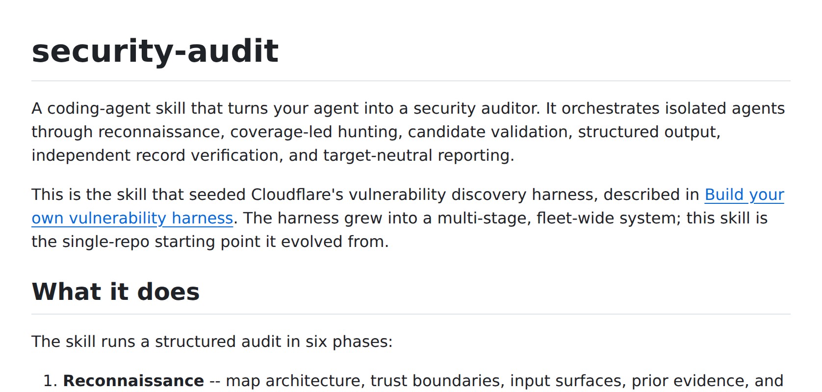 cloudflare / security-audit-skill README Preview